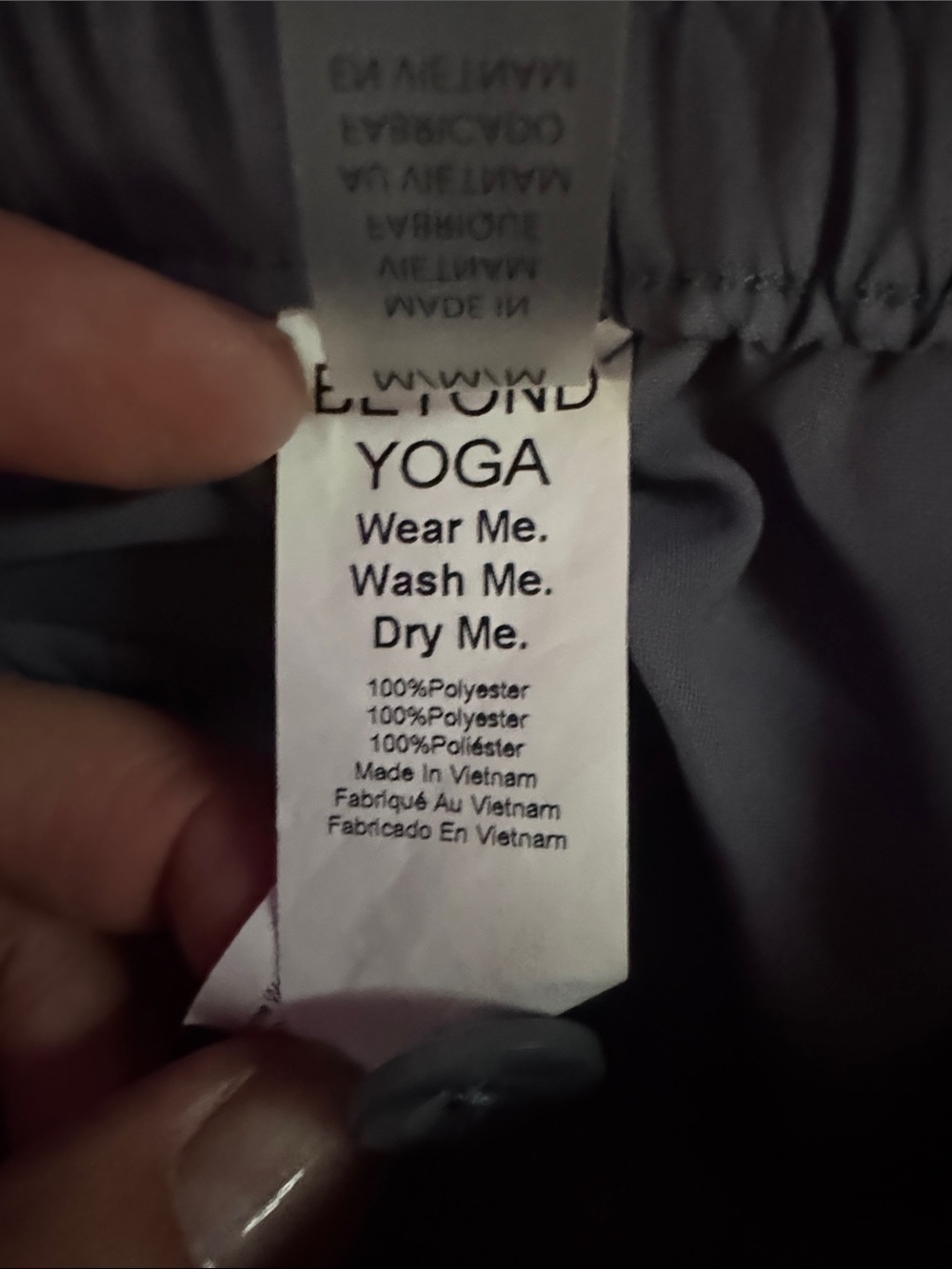 Beyond Yoga Wide-Leg Pants in Slate - Picture 3 of 5
